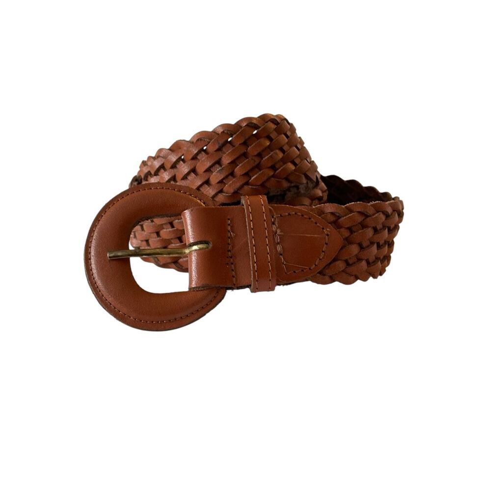 Capezia Argentina Braided Leather Belt Sz Small 23” Classic Artisan Boho Prep